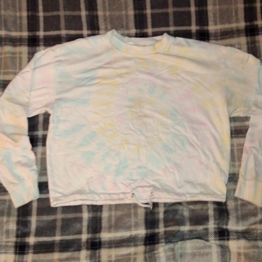 No boundaries pastel tie dye sweatshirt